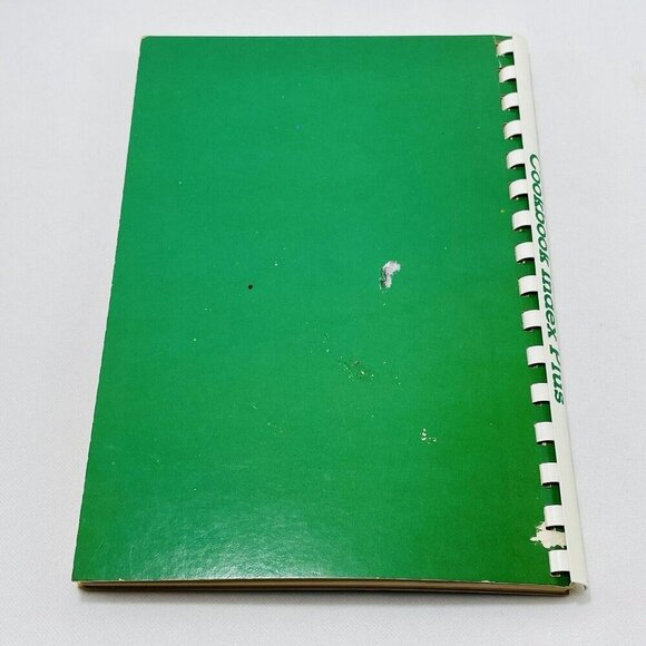 Vtg Cookbook Index Menu Recipe Notebook Note Record Salley Lesley Unused Blank - Picture 2 of 10